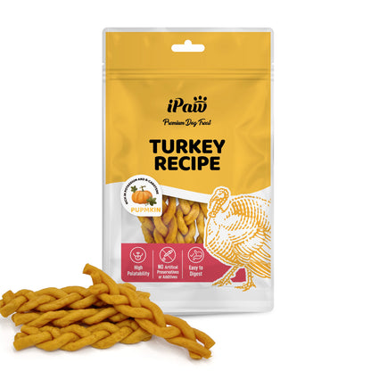 iPaw-Turkey Meat Braided Stick