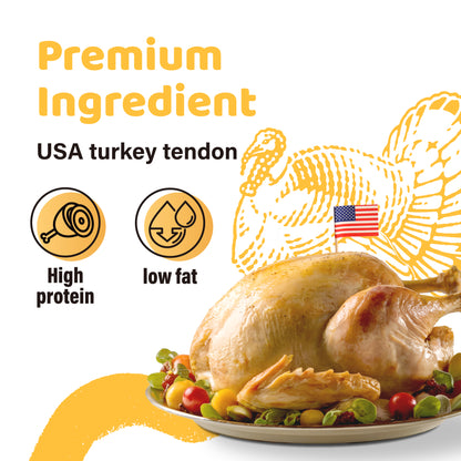 iPaw-Turkey Tendon for Dogs (Soft Strip)