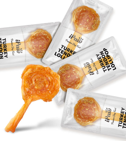 iPaw - Turkey Tendon for Dogs (Lollipop)