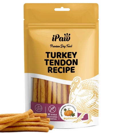 iPaw-Turkey Tendon for Dogs (Soft Strip)